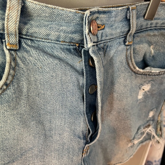 Zara high waist denim short - Picture 3 of 4